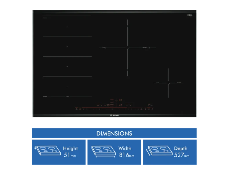 Bosch Series 8 80cm Induction Cooktop