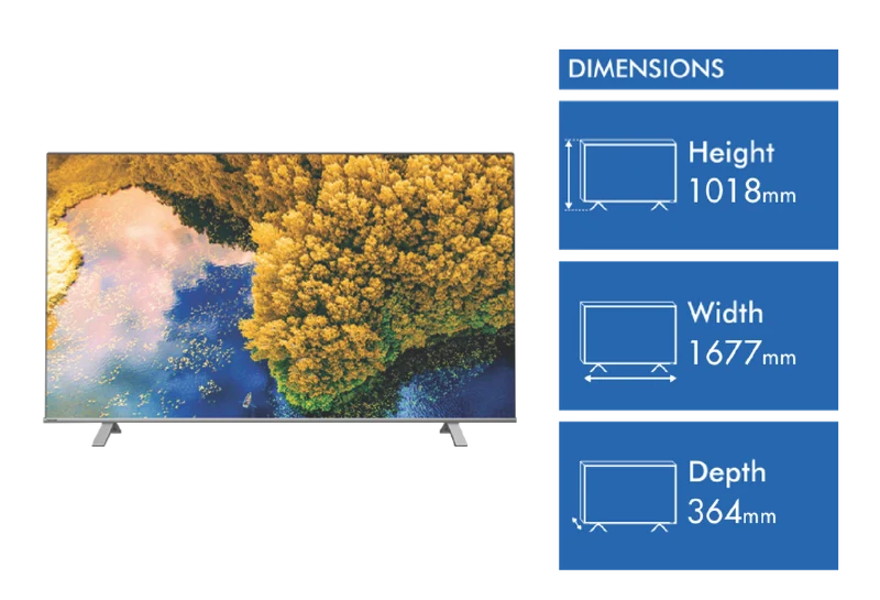 Toshiba 75" C350MP 4K UHD Google TV 23