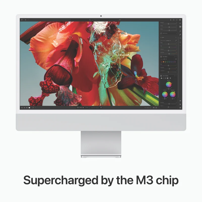 Apple iMac 24" Retina 4.5K Display with M3 chip 10-core GPU 256GB Silver