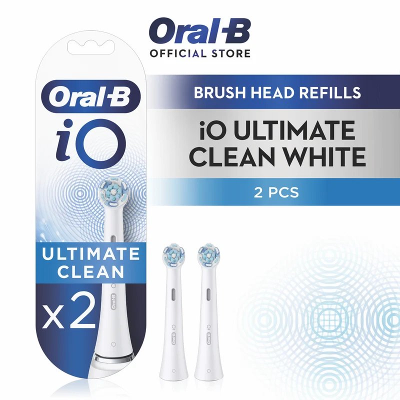 Oral B IO White Ultimate Clean Replacement Heads 2pk