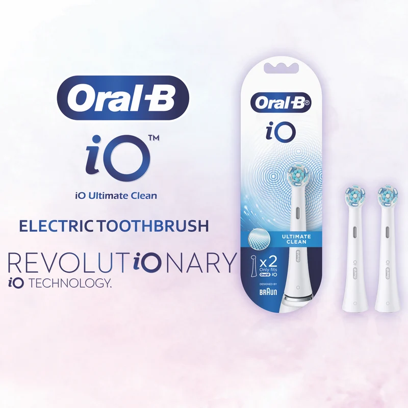 Oral B IO White Ultimate Clean Replacement Heads 2pk
