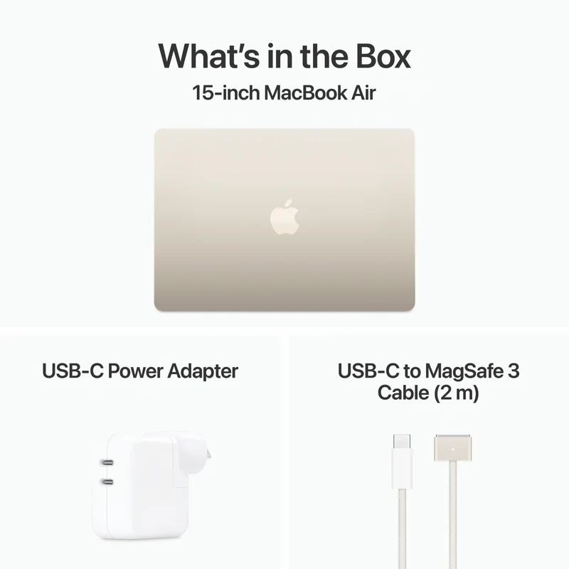 Apple MacBook Air 15" M3 8GB 256GB - Starlight