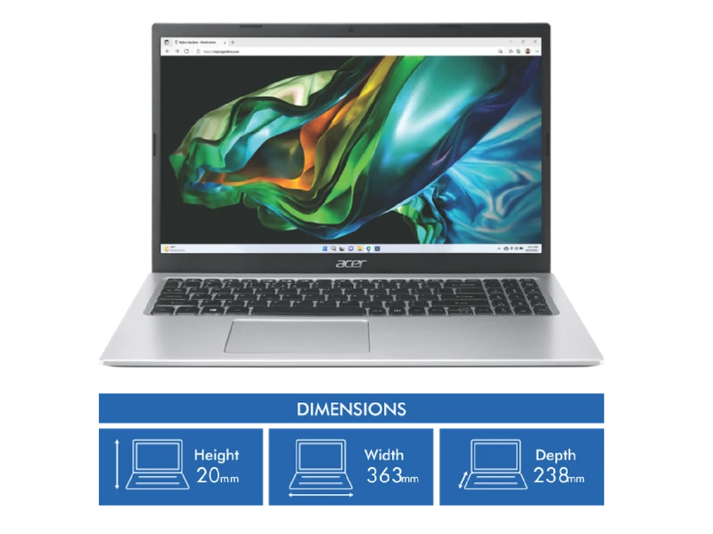 Acer Aspire 3 15" Celeron 4GB 128GB Laptop