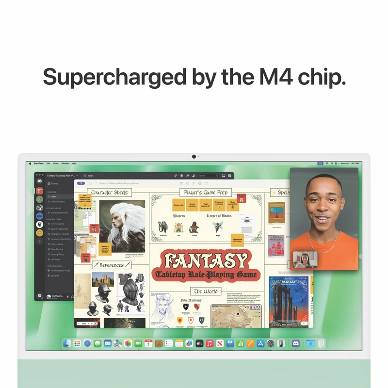Apple iMac 24" Retina 4.5K Display with M4 chip 10-core GPU 16GB 512GB - Green