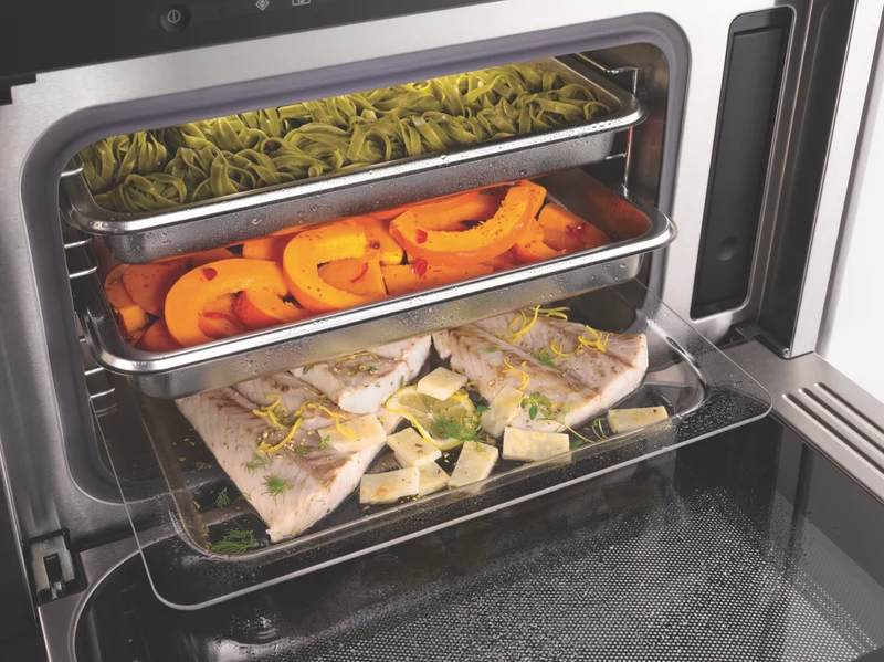 Miele 45cm Steam and Microwave Combination Oven with Wi-Fi Connectivity and M Touch Display Obsidian Black