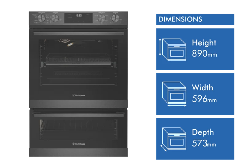 Westinghouse 60cm Double Oven
