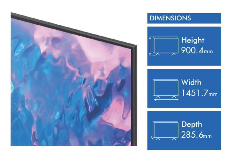 Samsung 65" Q70C 4K QLED Smart TV 23