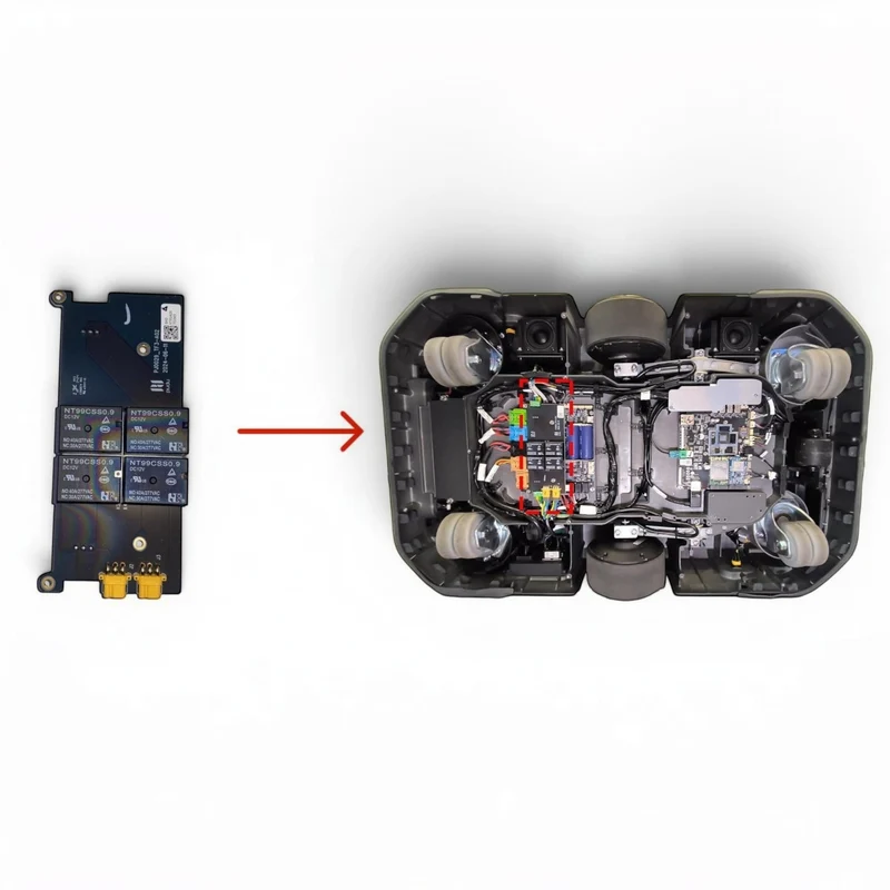 T300 – Zentrale Stromverteiler-Platine / Relay Board