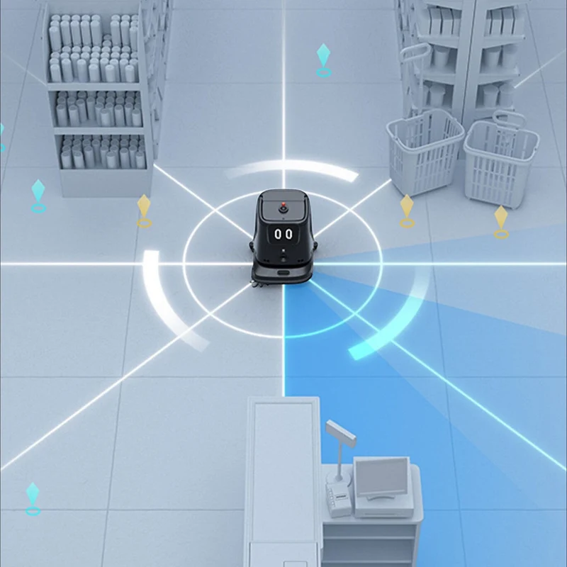 PUDU CC1 Pro – Reinigungsroboter (schwarz)