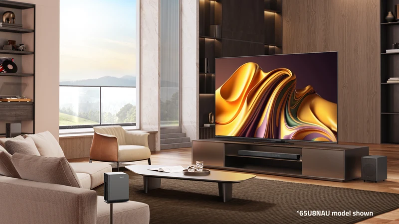 Hisense 85" U8NAU 4K Mini-LED QLED Smart TV 24