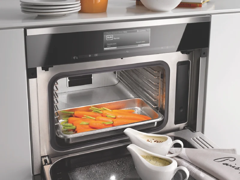 Miele 45cm Steam Oven with DualSteam Technology and Automatic Cooking Programmes CleanSteel