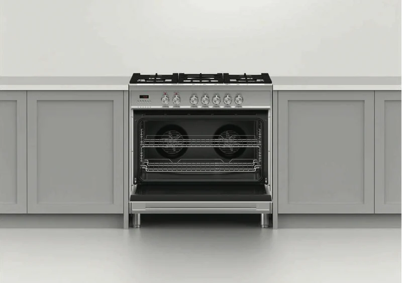 Fisher & Paykel 90cm Series 7 Classic 5 Burner Dual Fuel Cooker