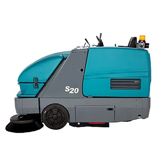 Mit Service-Garantie. Industrie-Aufsitzkehrsaugmaschine Tennant S20