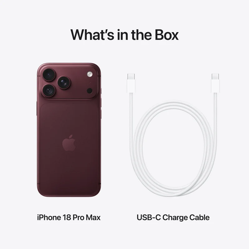 Apple iPhone 18 Pro Max 512GB Burgundy