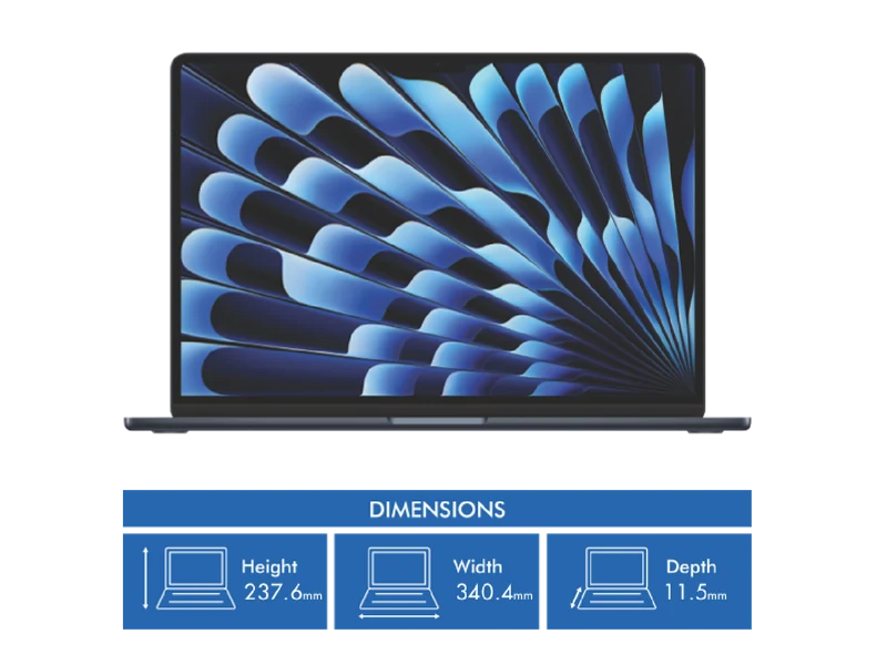 Apple MacBook Air 15" M3 16GB 512GB - Midnight