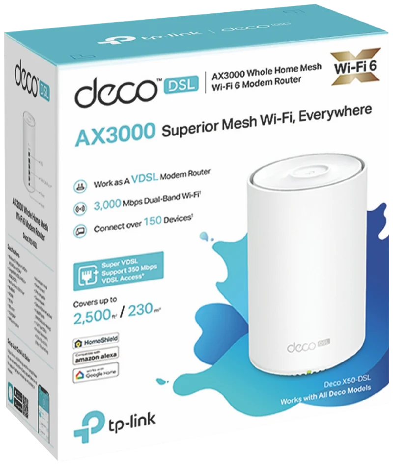 TP-LINK AX3000 VDSL Mesh Modem Router