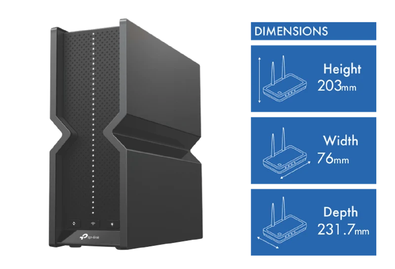 TP-LINK BE9300 Tri-Band Wi-Fi 7 Router
