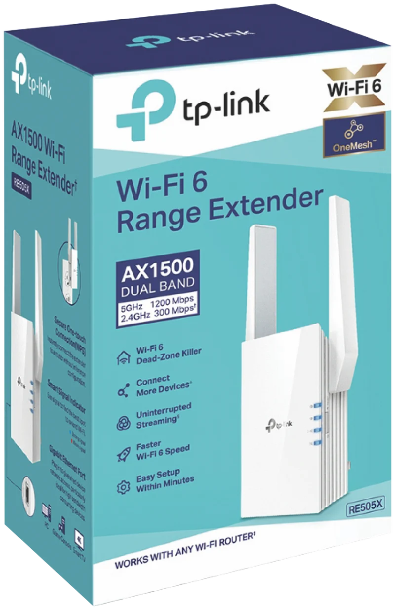 TP-LINK AX1500 Wi-Fi 6 Range Extender
