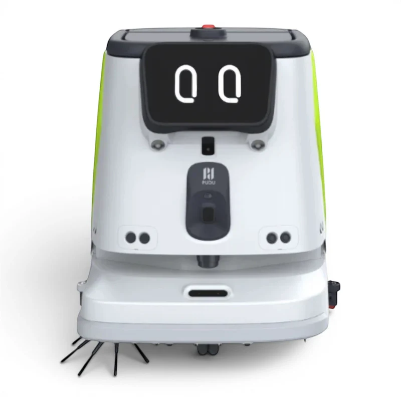 PUDU CC1 – Professioneller Reinigungsroboter gelb-grün