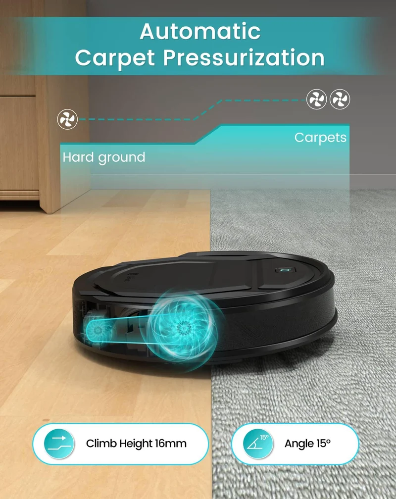 Lefant Robot Vacuum M210 Pro+ Black