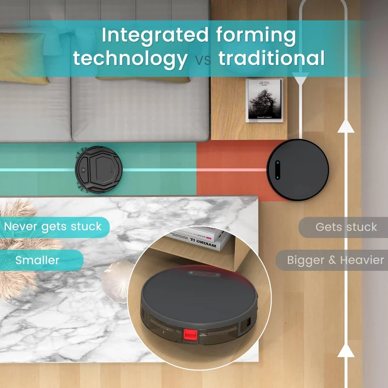 Lefant Robot Vacuum M210 Pro+ Black