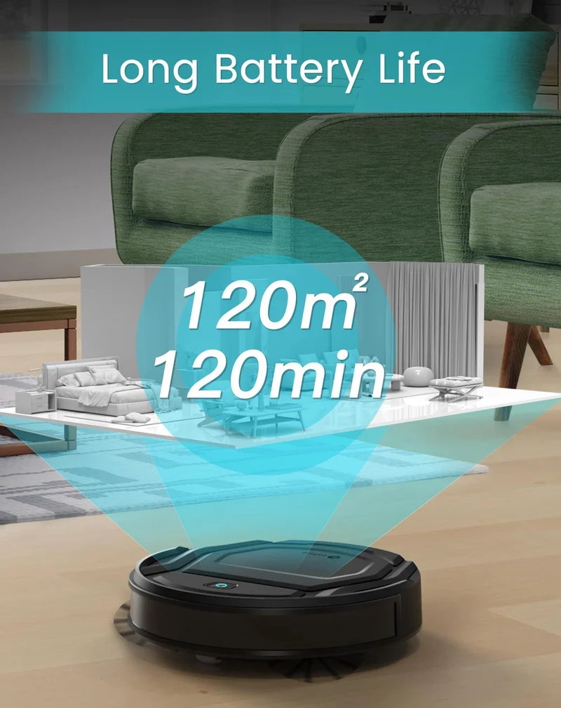 Lefant Robot Vacuum M210 Pro+ Black