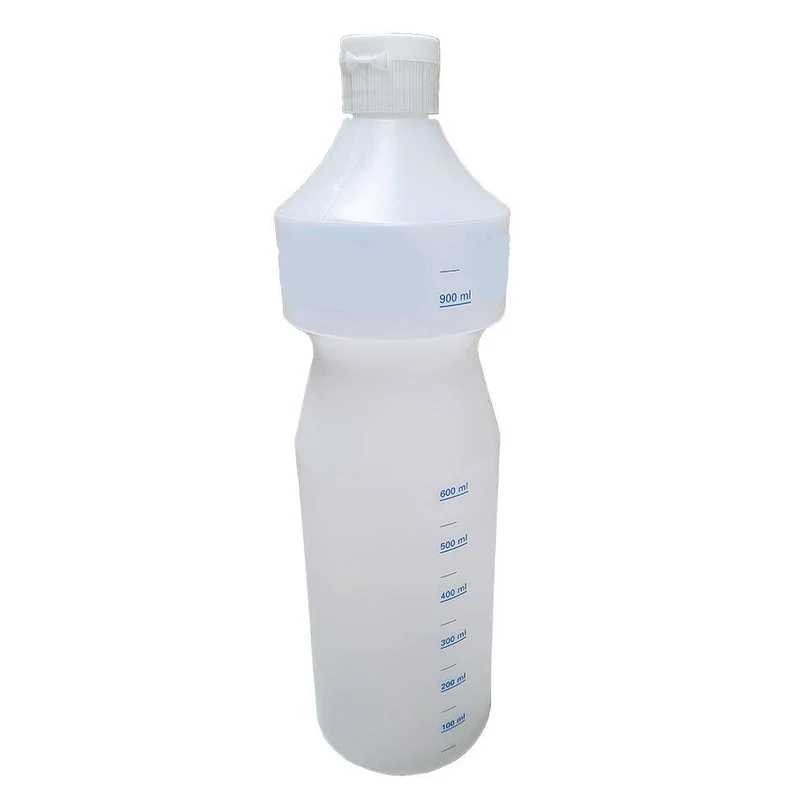 Flasche 1 l mit Deckel und Skala
