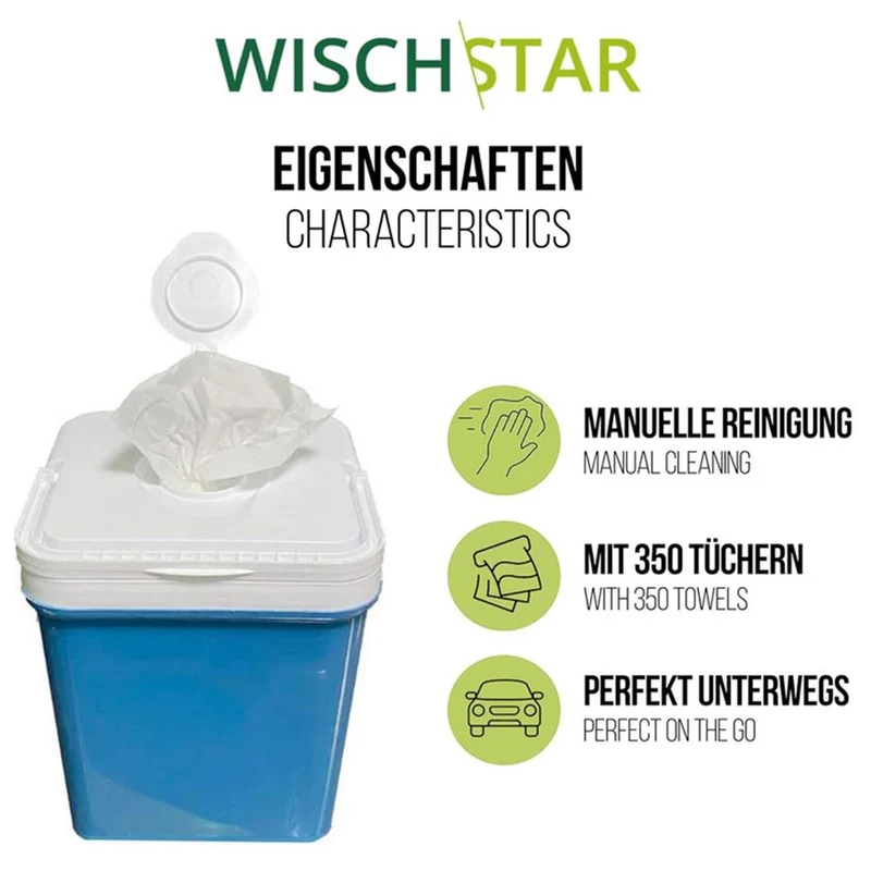 Wisch-Star Spendereimer für Desinfektions-Vliestücher