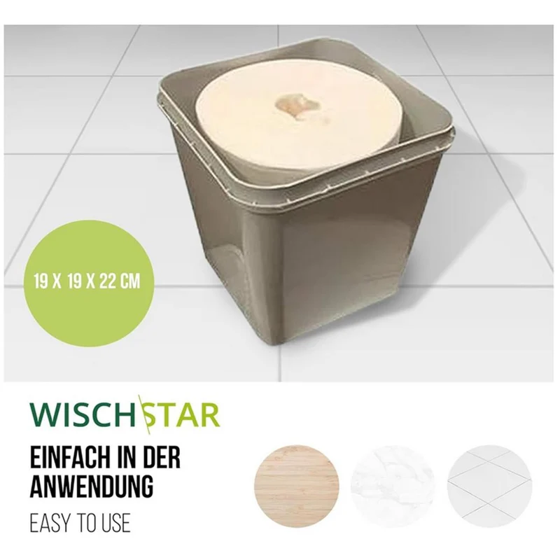 Wisch-Star Spendereimer für Desinfektions-Vliestücher