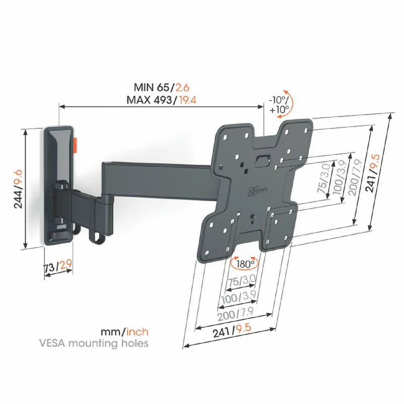 Vogels Full Motion+ TV Wall Mount 19-43"