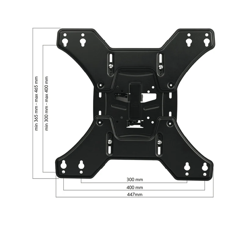 One For All 13-65" Turn 90" 50kg TV Bracket