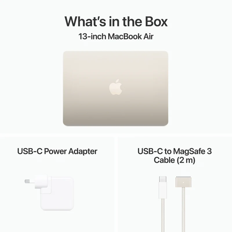 Apple MacBook Air 13" with M3 chip 24GB 512GB - Starlight