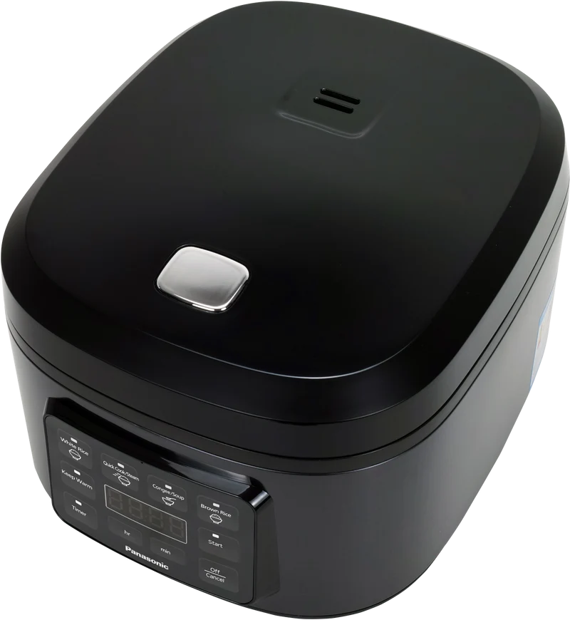 Panasonic 10 Cup Rice And Multi Cooker Black