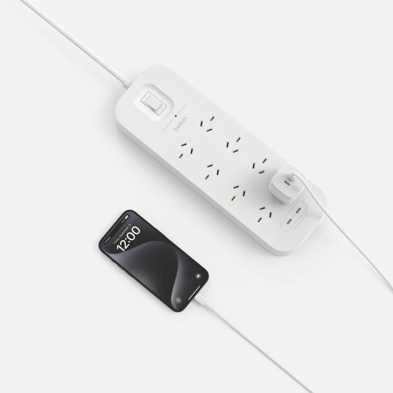 Belkin SurgePro 8-Outlet Surge Protector with Dual USB-C