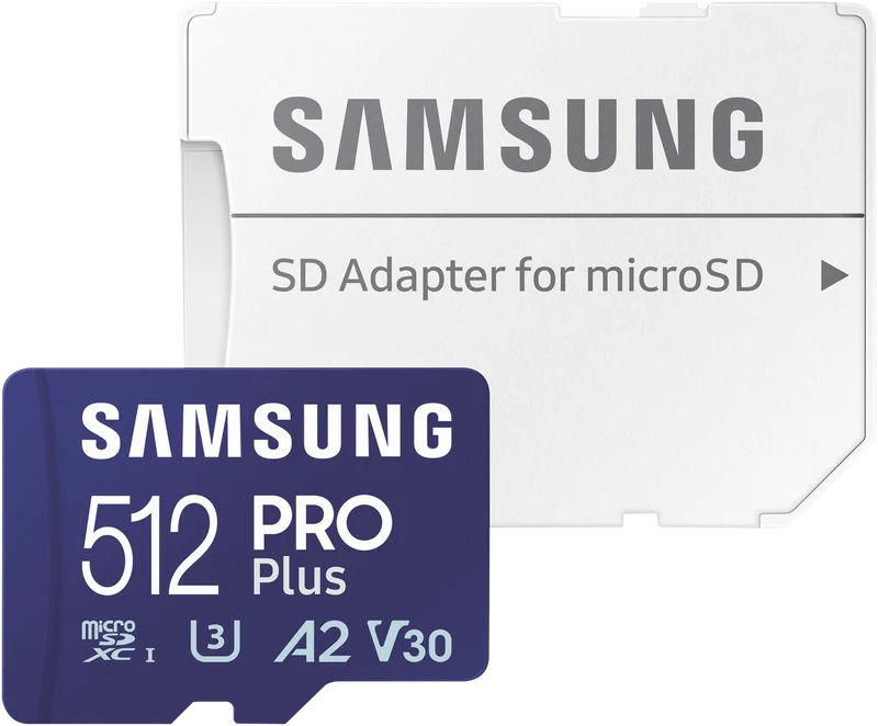 Samsung 512GB Micro SDXC Pro Plus Memory Card
