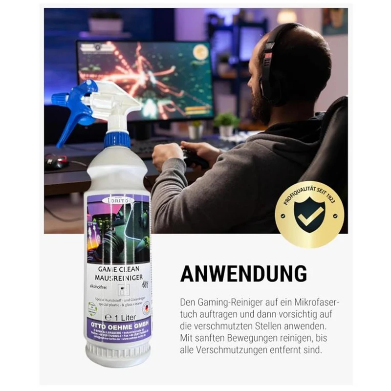 Lorito Game Clean Maus- Tastaturreiniger 461 Sprühkopf