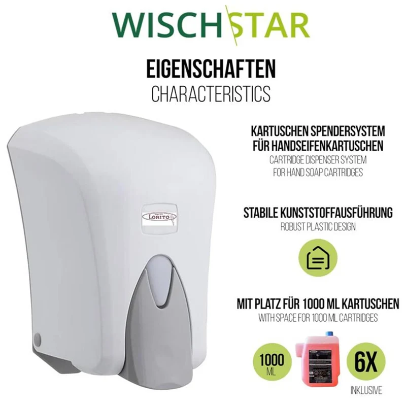 Starter-Set Seifenspender weiss
