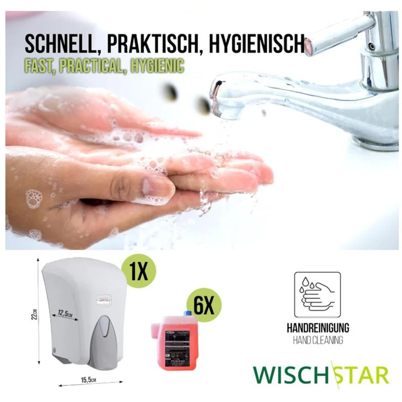 Starter-Set Seifenspender weiss