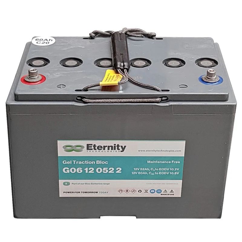Gel-Batterie 12V 54Ah C5, Eternity
