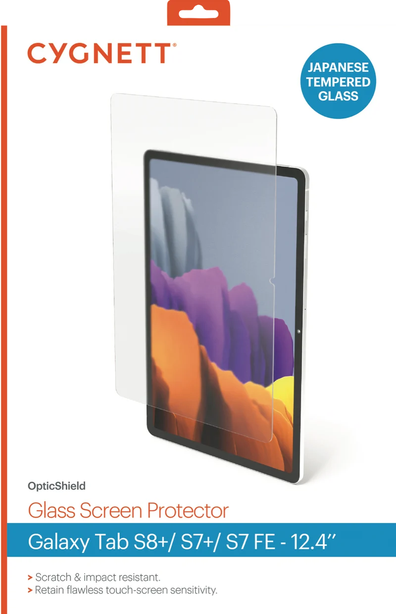 Cygnett Samsung Galaxy Tab S10+-S9+-S9 FE+-S8+-S7+ Screen Guard