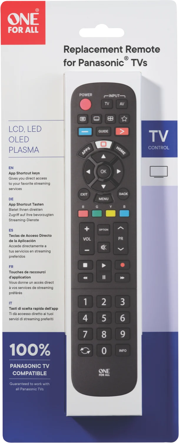 One For All Panasonic Replacement Remote