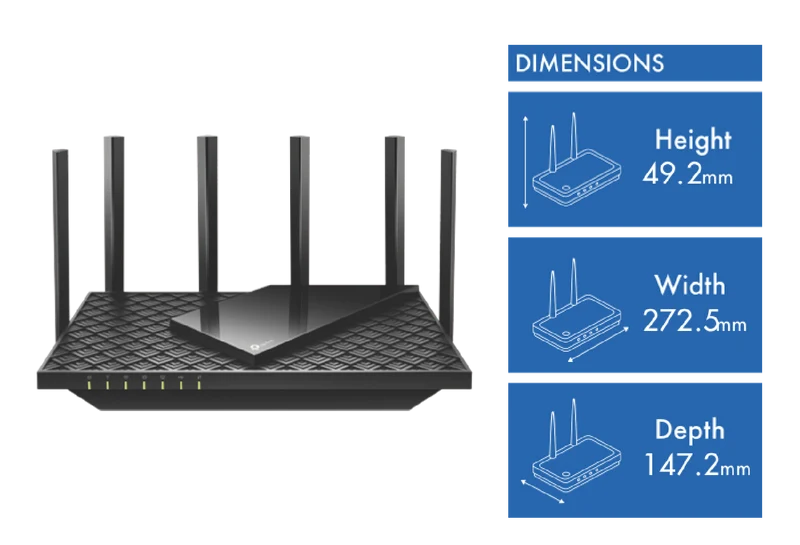 TP-LINK AX5400 Dual-Band Gigabit Wi-Fi 6 Router