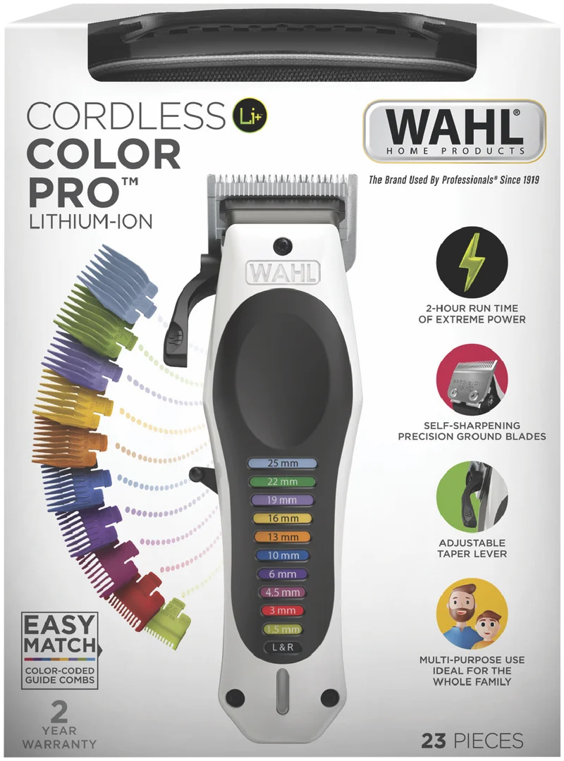 Wahl Cordless Colour Pro Clipper Kit