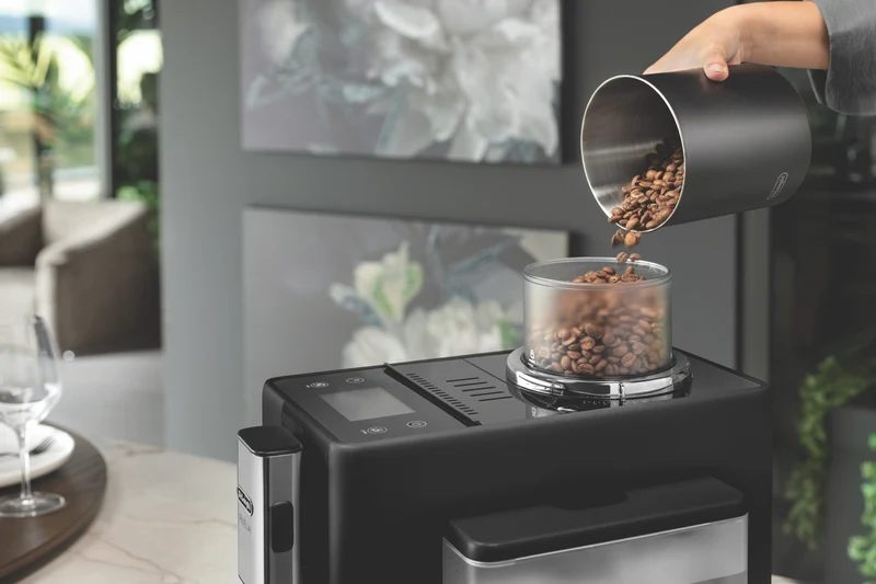 DeLonghi Rivelia Fully Automatic Coffee Machine Black