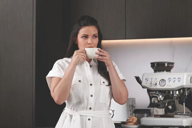 Breville the Barista Express Impress Sea Salt