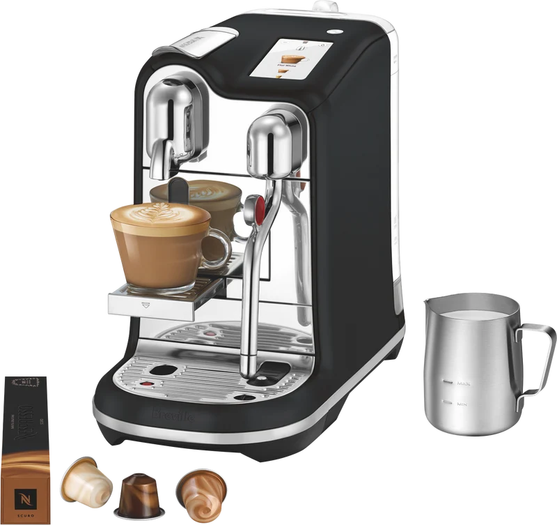 Nespresso Creatista Pro Capsule Coffee Machine Black Truffle