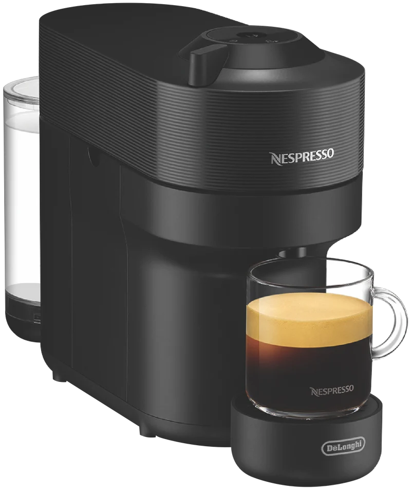 Nespresso Vertuo Pop Capsule Coffee Machine Bundle Black