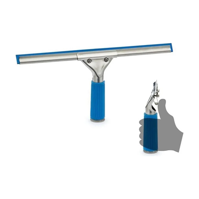 Profi Fensterwischer Fensterabzieher 25 cm, Blau, V-System