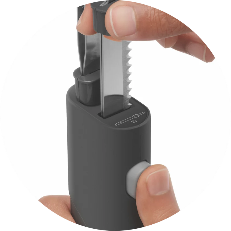 Breville The Slice N Carve Cordless Electric Knife Grey