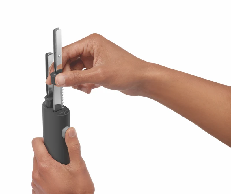 Breville The Slice N Carve Cordless Electric Knife Grey